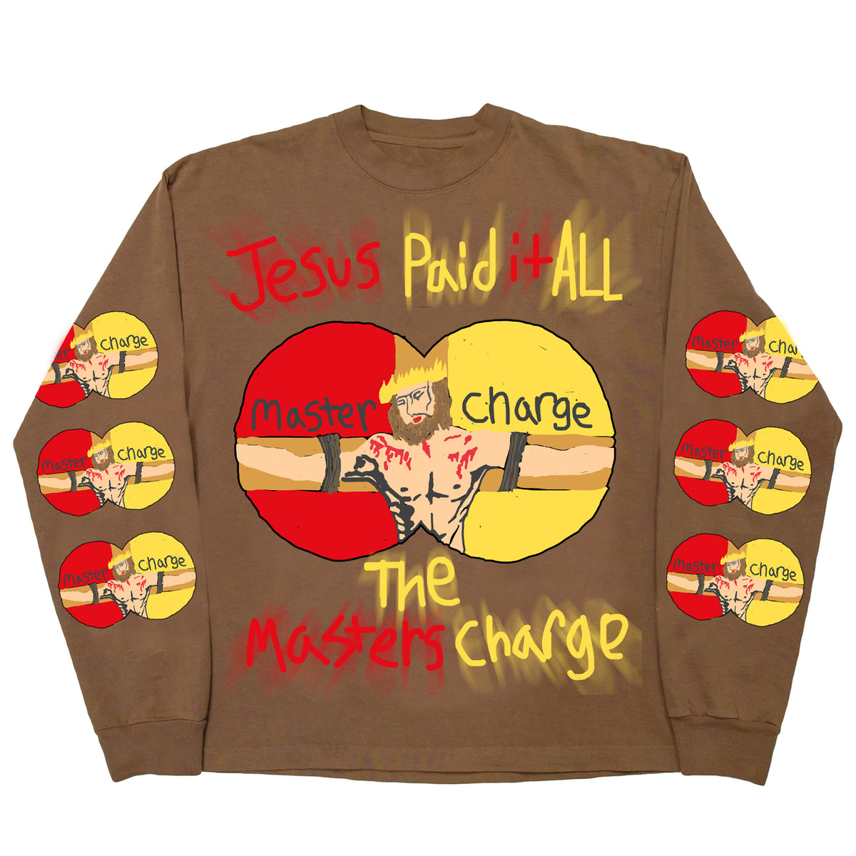 HAND DRAWN “JESUS PAID IT ALL” LONG SLEEVW